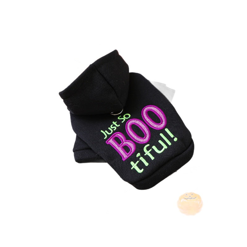 Pet Clothes for Small Dogs and Cats, Halloween Stylish Hoodie, Autumn and Winter Pet Apparel