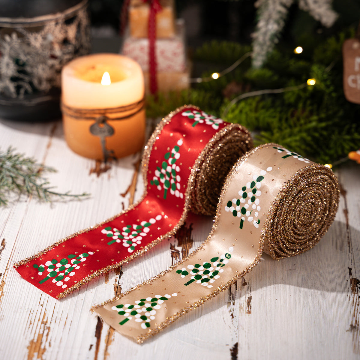 Christmas ribbons Christmas tree wreaths decorative ribbons and ribbon decorations
