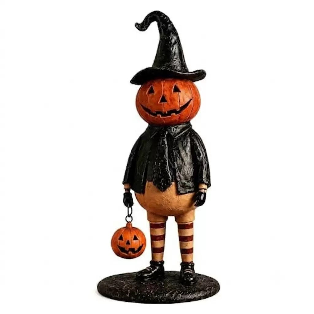 New Halloween Glowing Staff Pumpkin Ghost Light-up Pumpkin Magic Wand Ghost